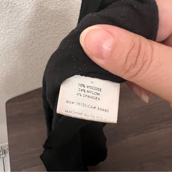 Eileen Fisher black tank top size Small - Picture 4 of 4